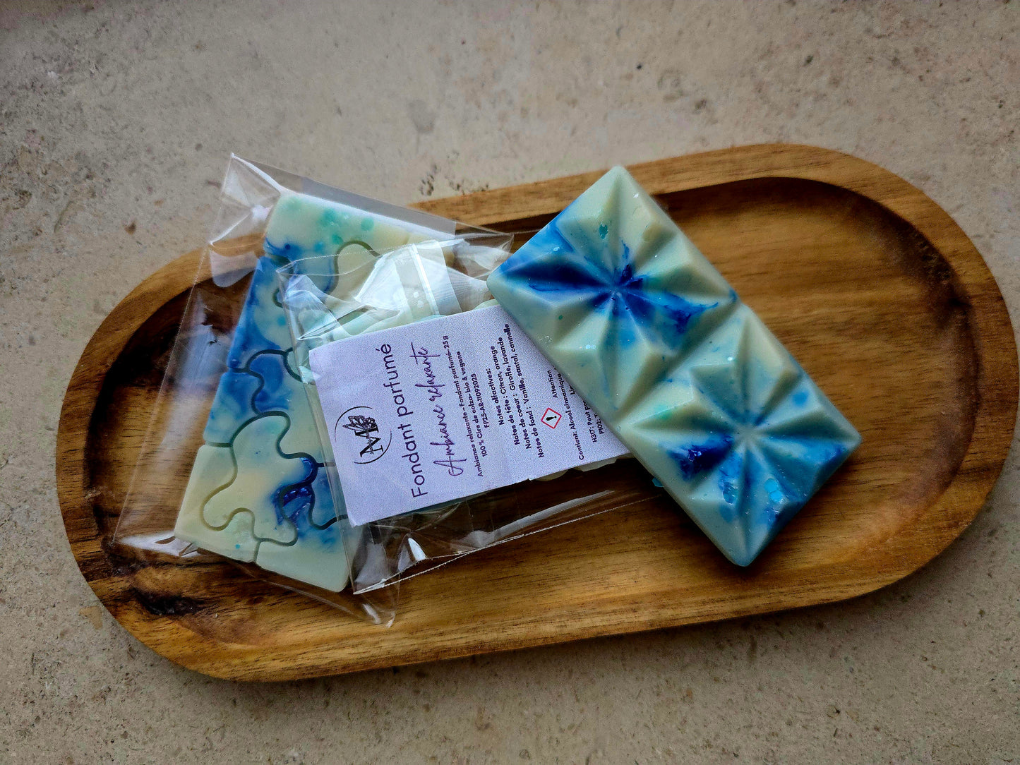 Fondant parfumé artisanal - 25gr - Ambiance relaxante