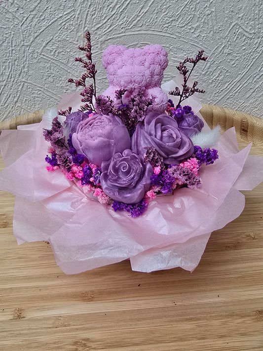 Candlebouquet Fluffy Love - Fleur de cerisier