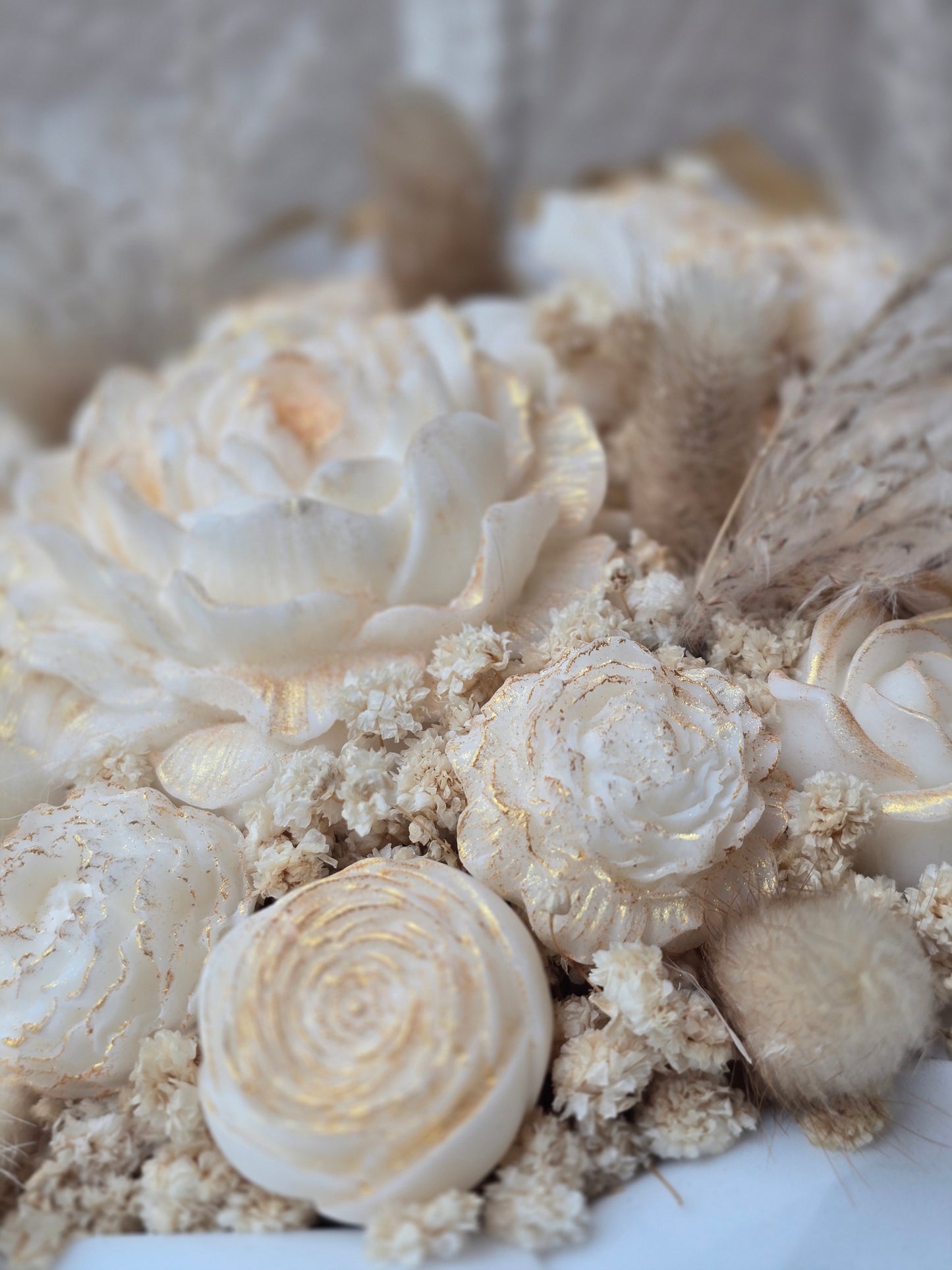 Candlebouquet - Douceur dorée - Ile des fleurs