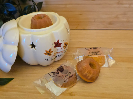 Fondant parfumé artisanal - 18gr - Citrouille merveilleuse