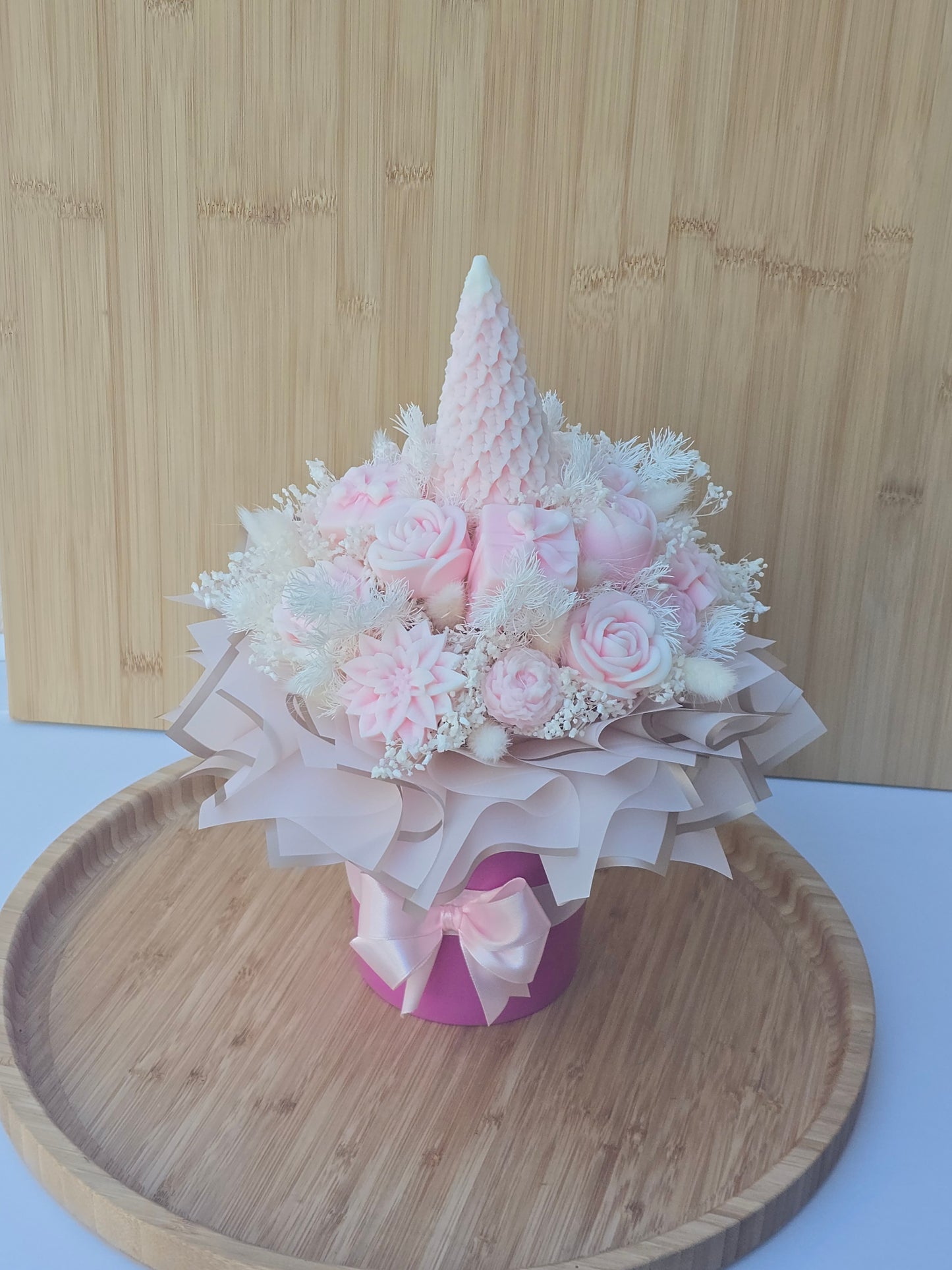 Candlebouquet - Pink Xmas