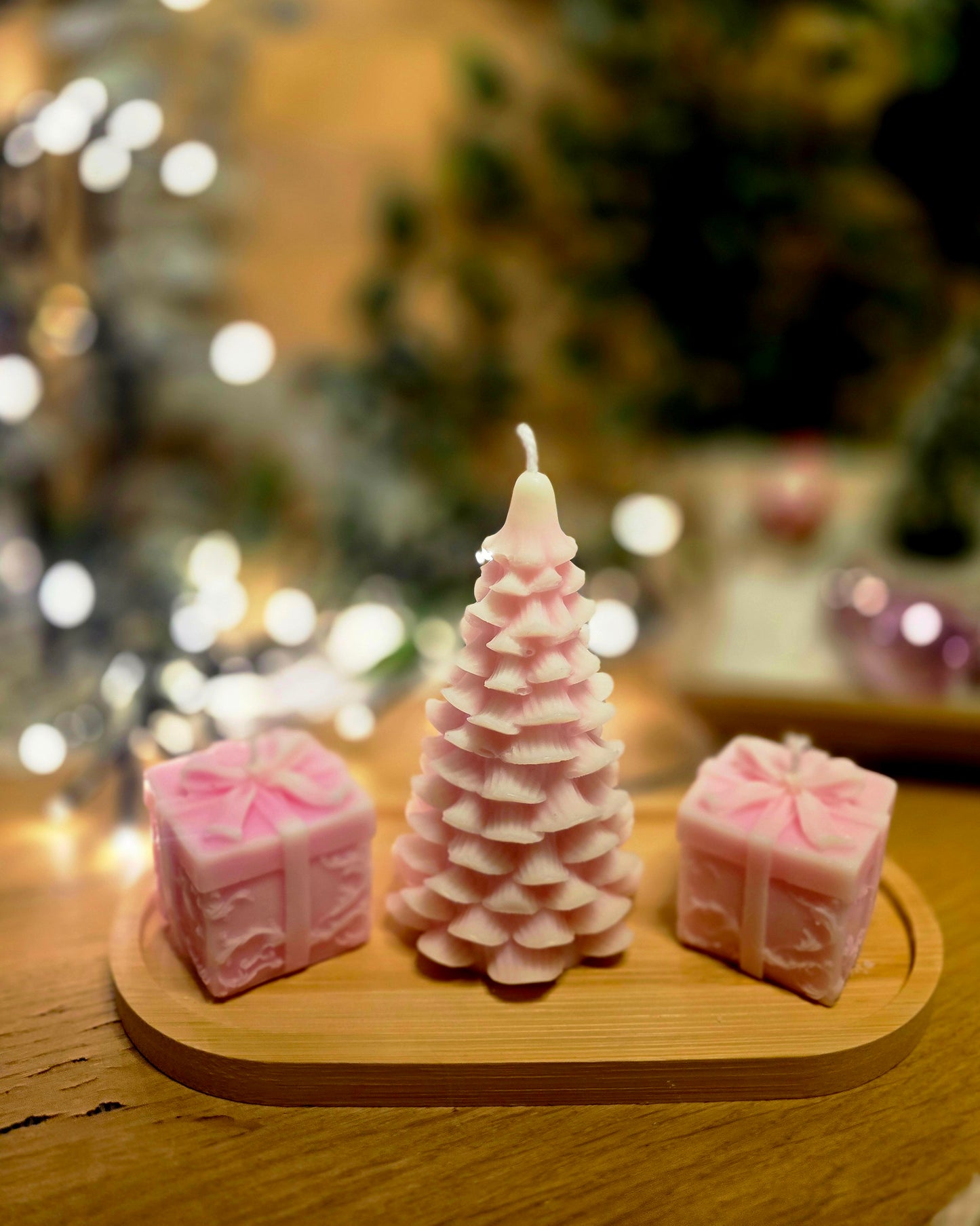 Winter Magic - Set bougies moulées