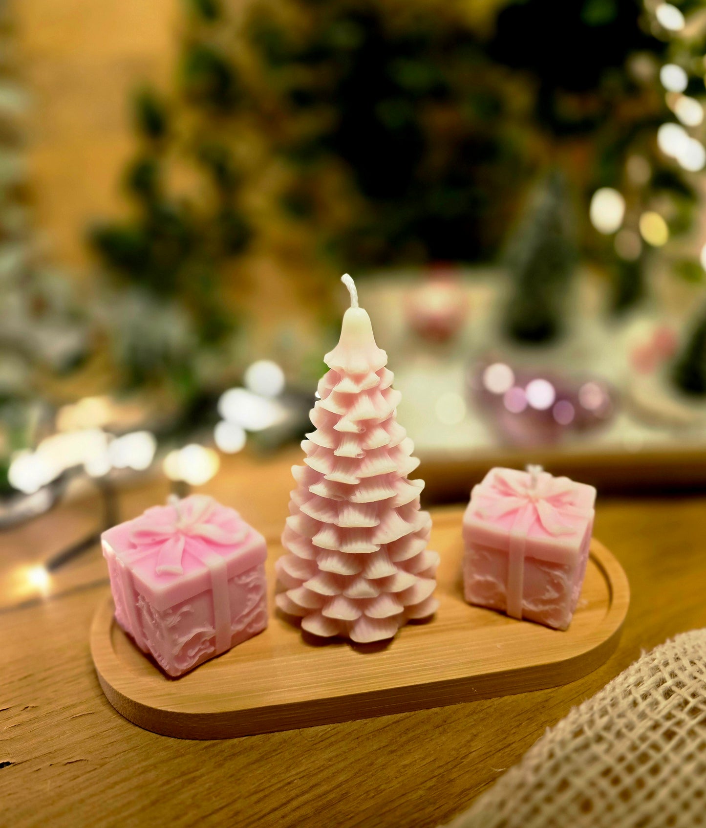 Winter Magic - Set bougies moulées