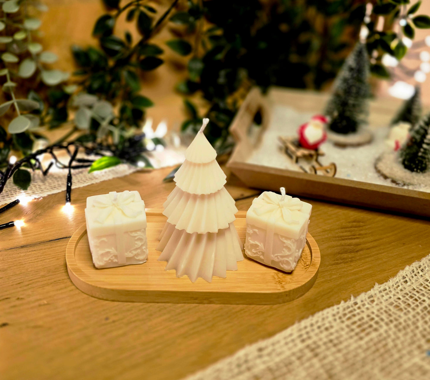 Winter Magic - Set bougies moulées