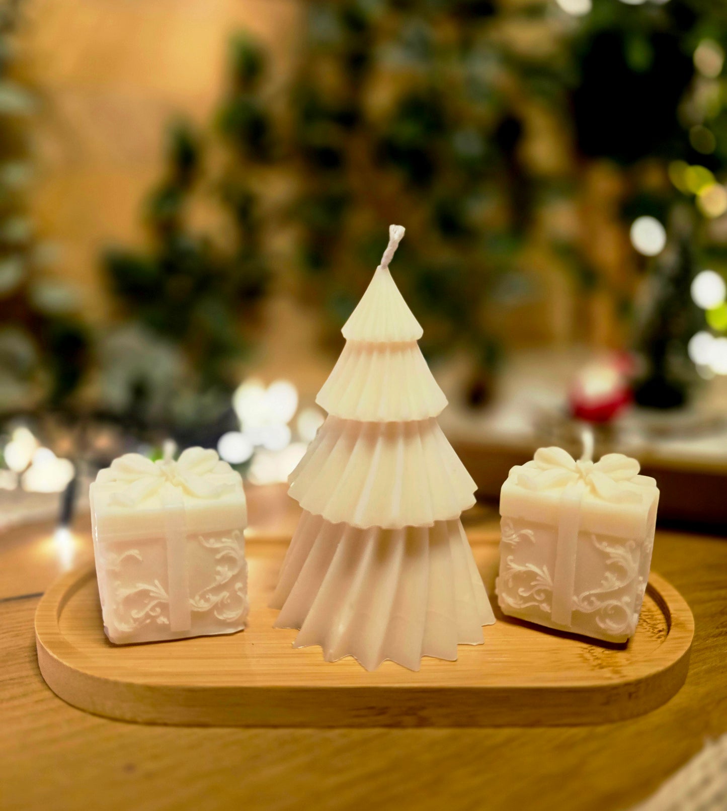 Winter Magic - Set bougies moulées