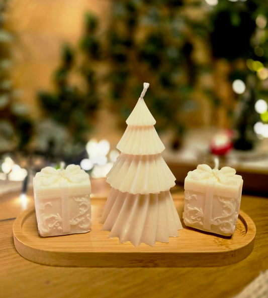 Winter Magic - Set bougies moulées