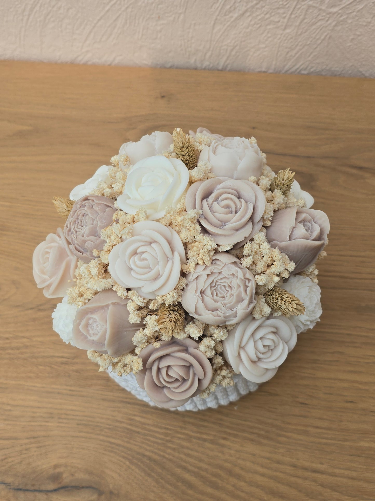 CandleBouquet „Nature Bloom Love“ - Unikat