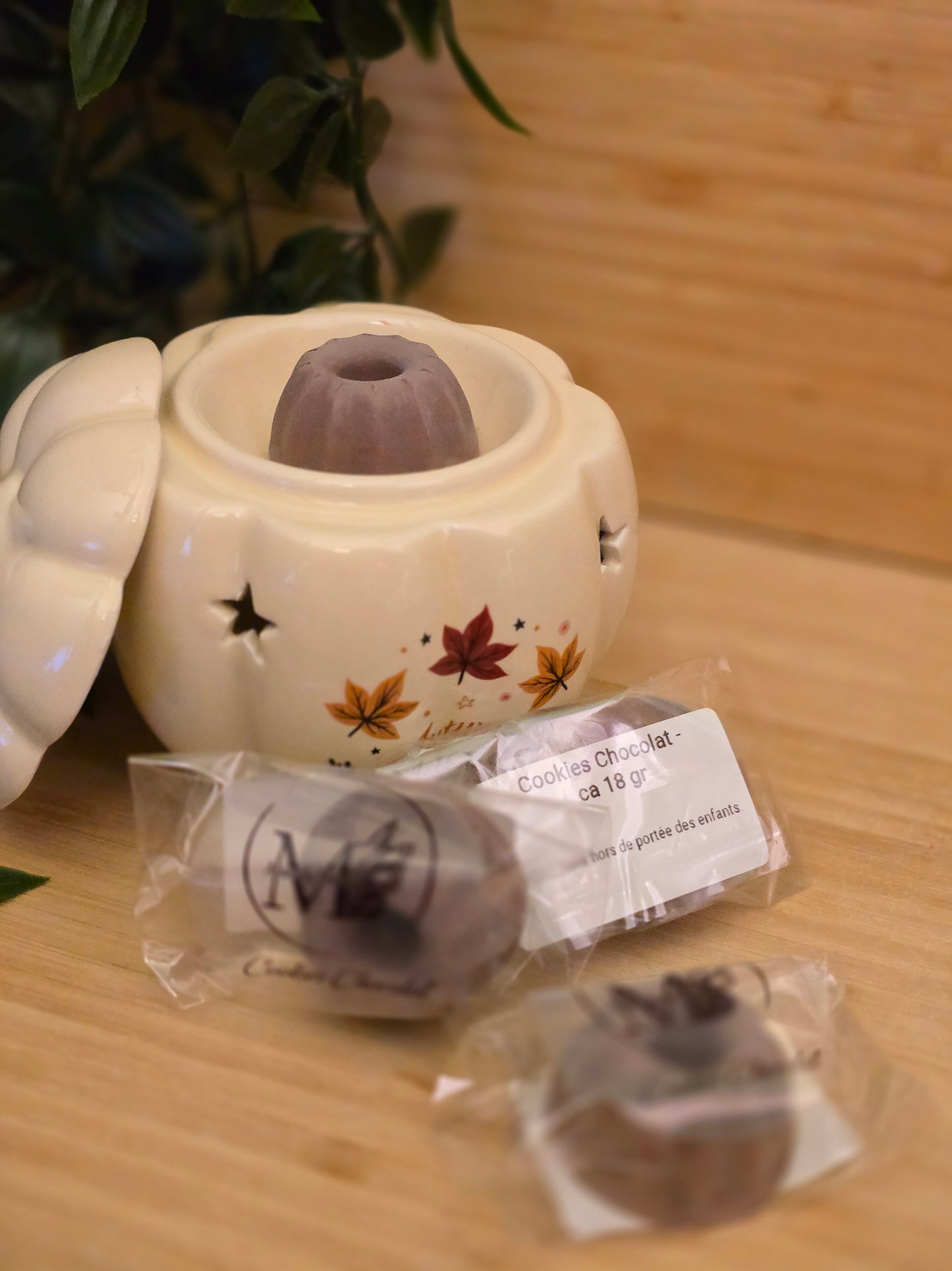 Fondant parfumé artisanal - 18gr - Cookies chocolat