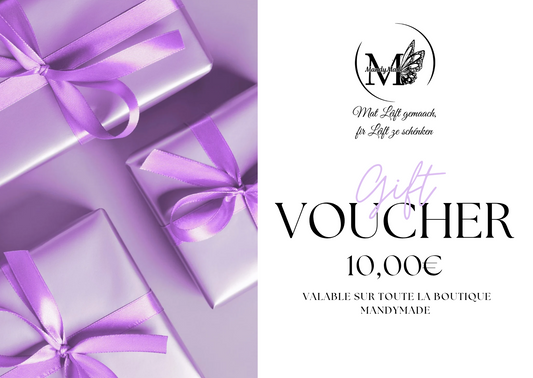 Chèque Cadeau MandyMade