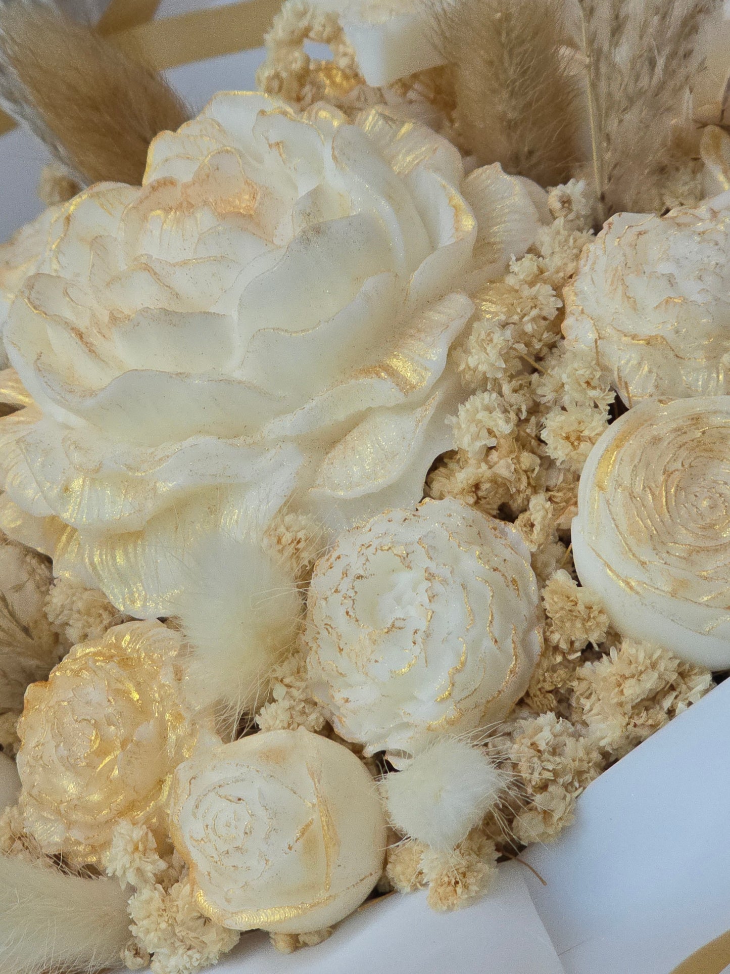 Candlebouquet - Douceur dorée - Ile des fleurs