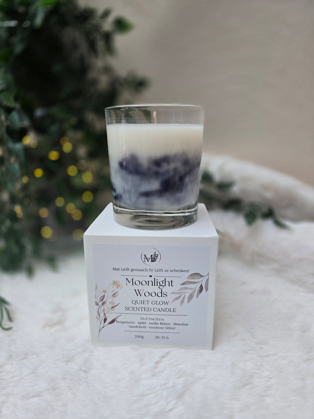 QUIET GLOW Scented Candle - Moonlight Woods