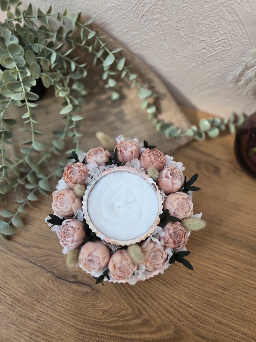 QUIET RITUAL – Candle & Bouquet Dried Rose