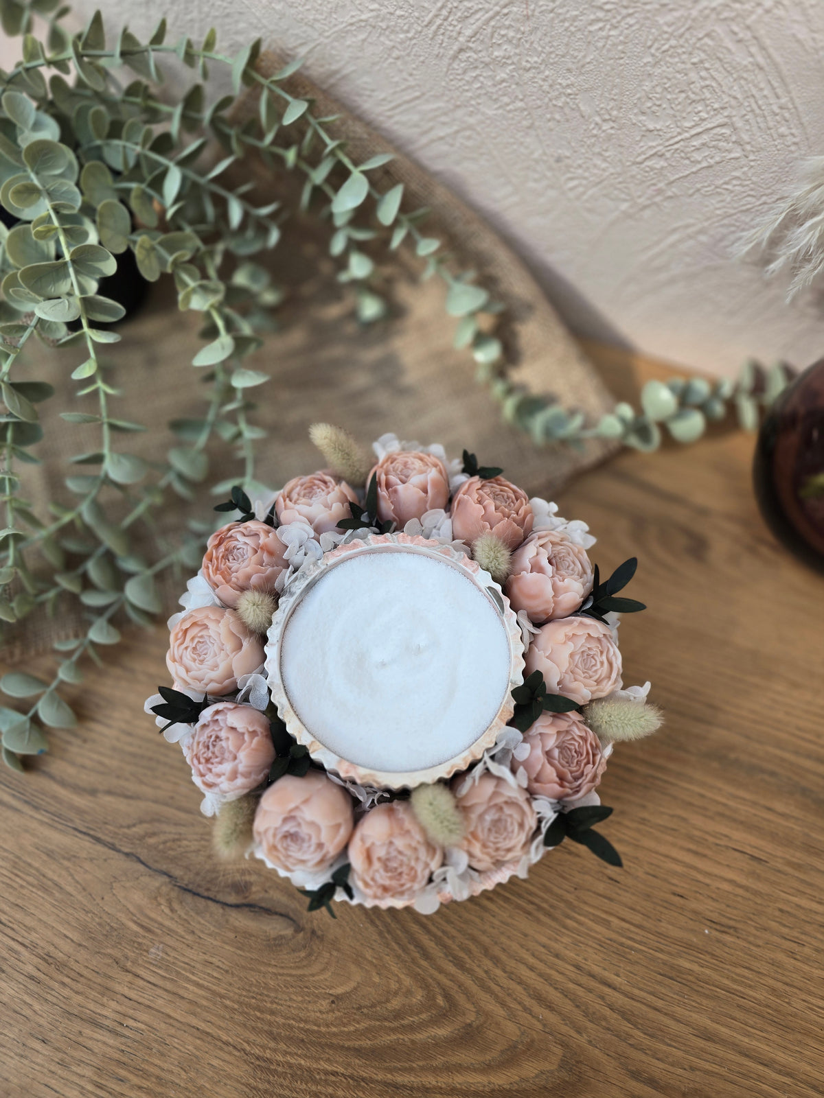 QUIET RITUAL – Candle & Bouquet Dried Rose