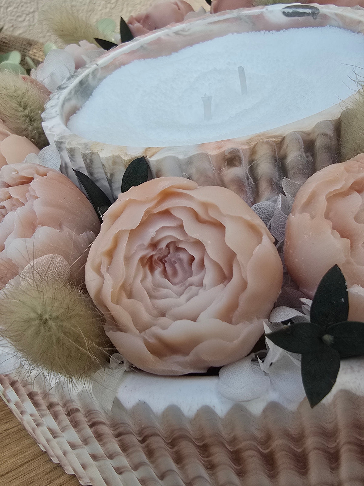 QUIET RITUAL – Candle & Bouquet Dried Rose