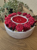 QUIET RITUAL – Candle & Bouquet Bordeaux