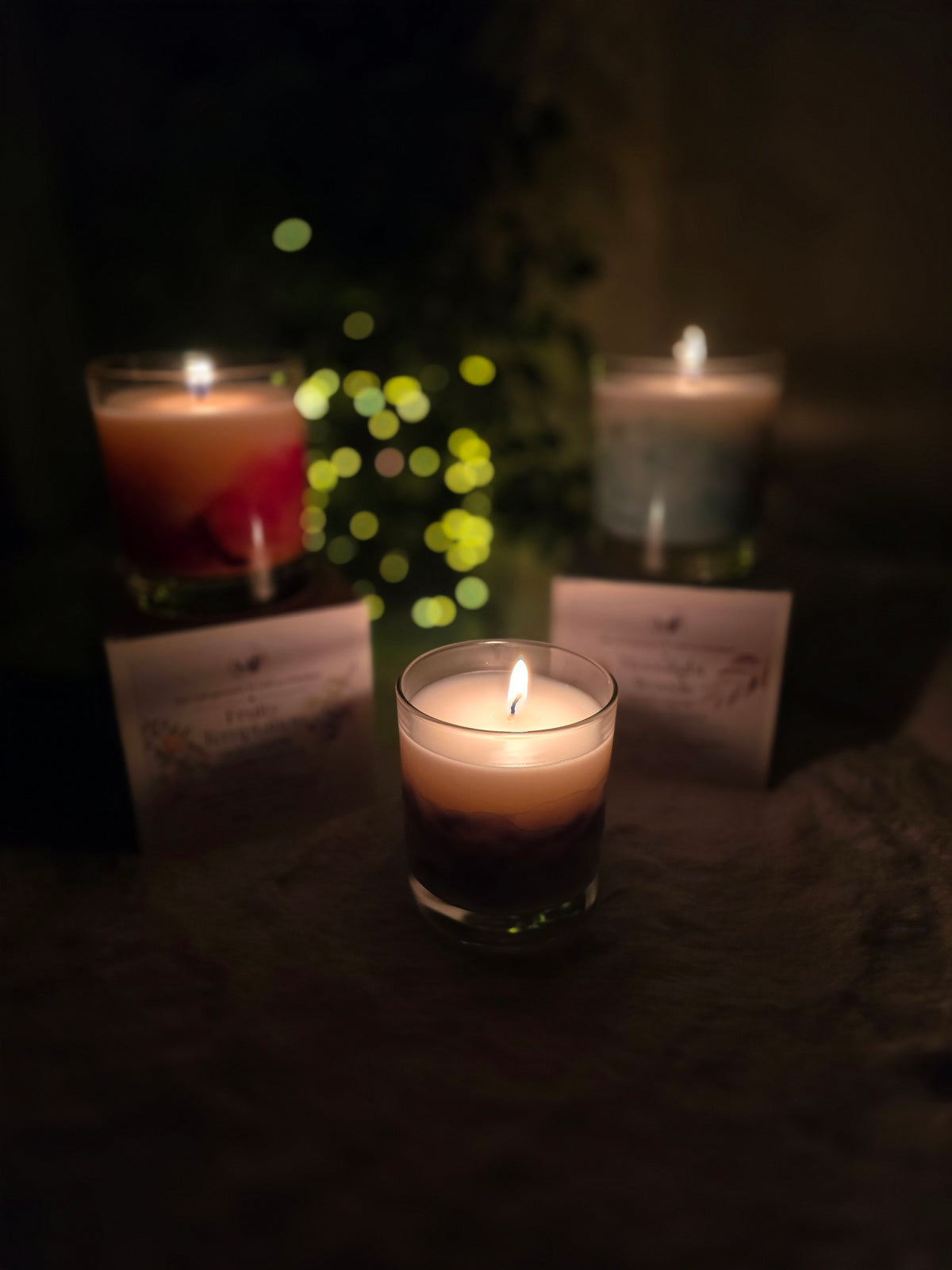 QUIET GLOW Scented Candle - Linen Whisper