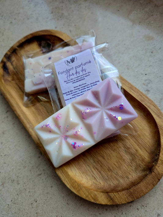 Fondant parfumé artisanal - 25gr - Fleur des îles